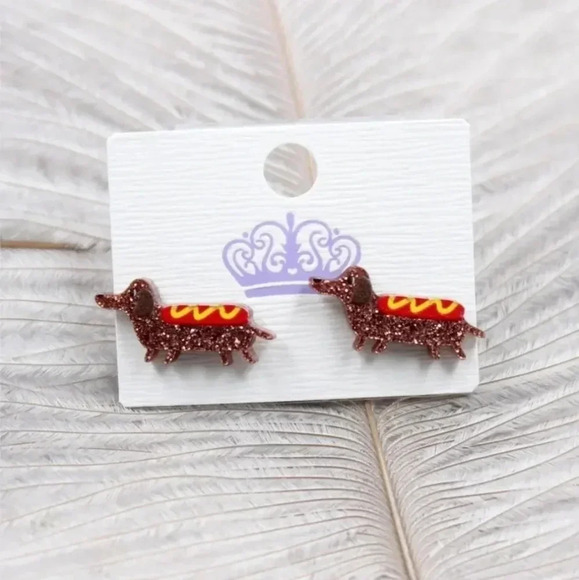 Jewelry - HOT dog earrings